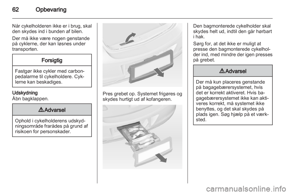 OPEL ASTRA J 2013  Instruktionsbog (in Danish) 