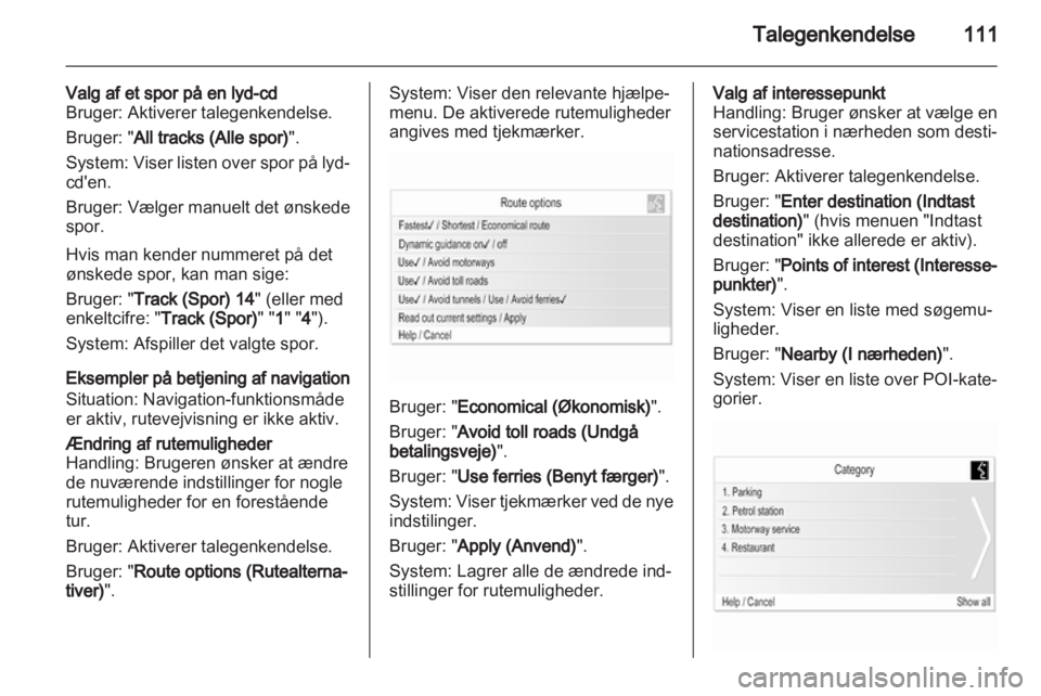 OPEL ASTRA J 2013.5  Instruktionsbog til Infotainment (in Danish) 