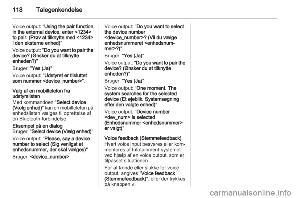 OPEL ASTRA J 2013.5  Instruktionsbog til Infotainment (in Danish) 