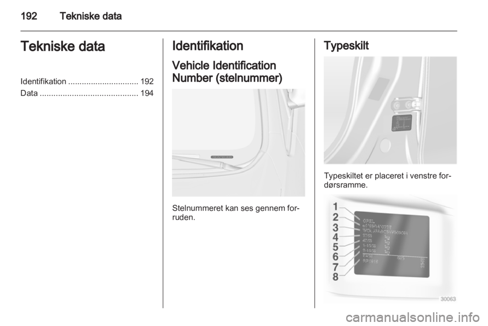 OPEL ASTRA J GTC 2012  Instruktionsbog (in Danish) 