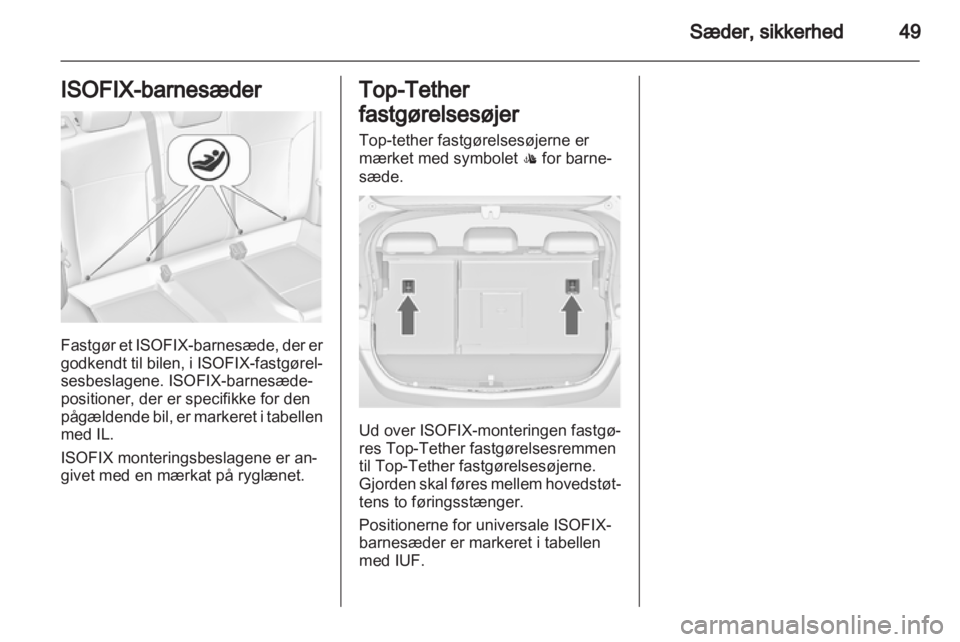 OPEL ASTRA J GTC 2012  Instruktionsbog (in Danish) 