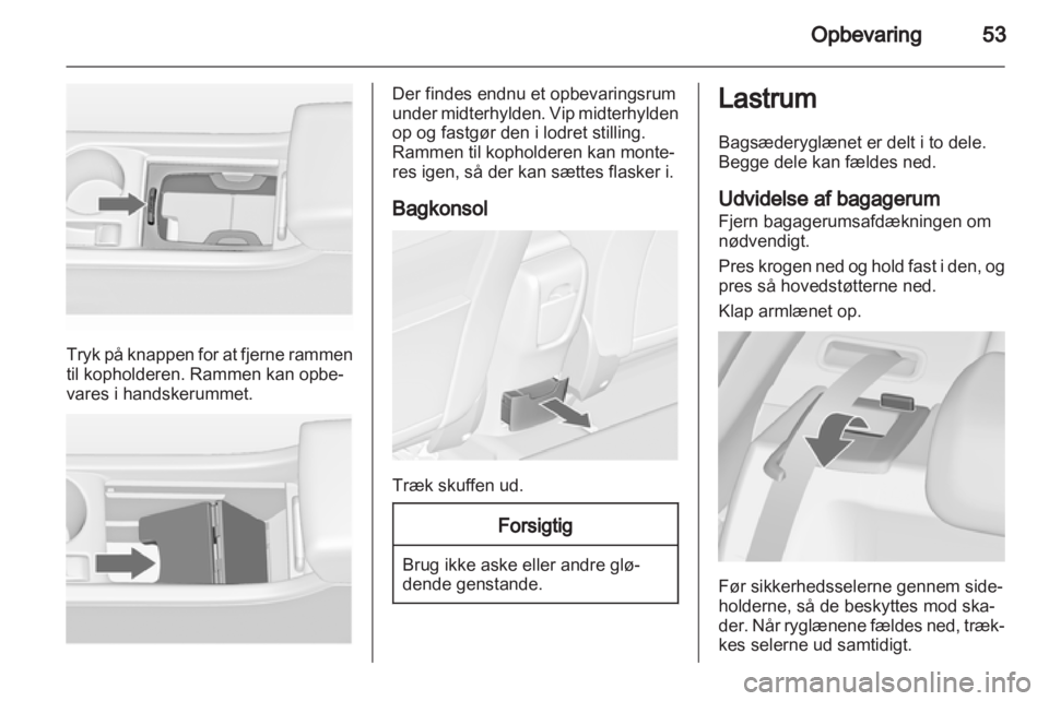 OPEL ASTRA J GTC 2012  Instruktionsbog (in Danish) 