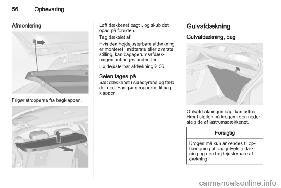 OPEL ASTRA J GTC 2012  Instruktionsbog (in Danish) 