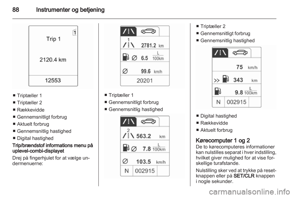 OPEL ASTRA J GTC 2012  Instruktionsbog (in Danish) 