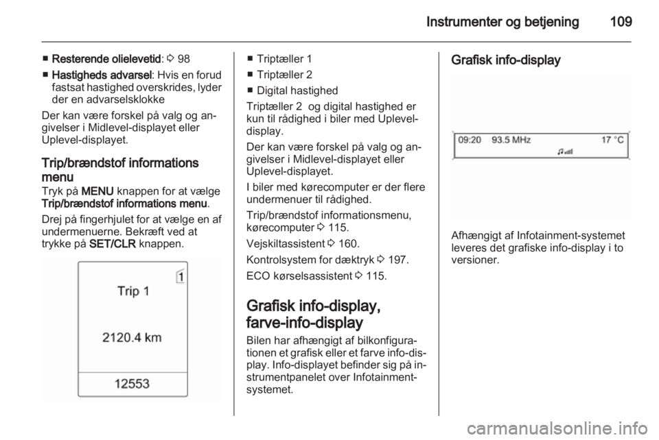 OPEL ASTRA J HB5 & ST 2012  Instruktionsbog (in Danish) 