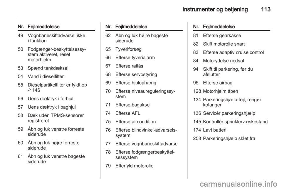 OPEL ASTRA J HB5 & ST 2012  Instruktionsbog (in Danish) 