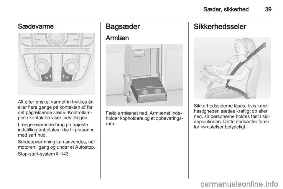 OPEL ASTRA J HB5 & ST 2012  Instruktionsbog (in Danish) 