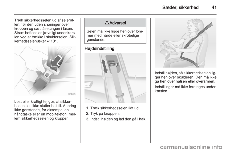 OPEL ASTRA J HB5 & ST 2012  Instruktionsbog (in Danish) 