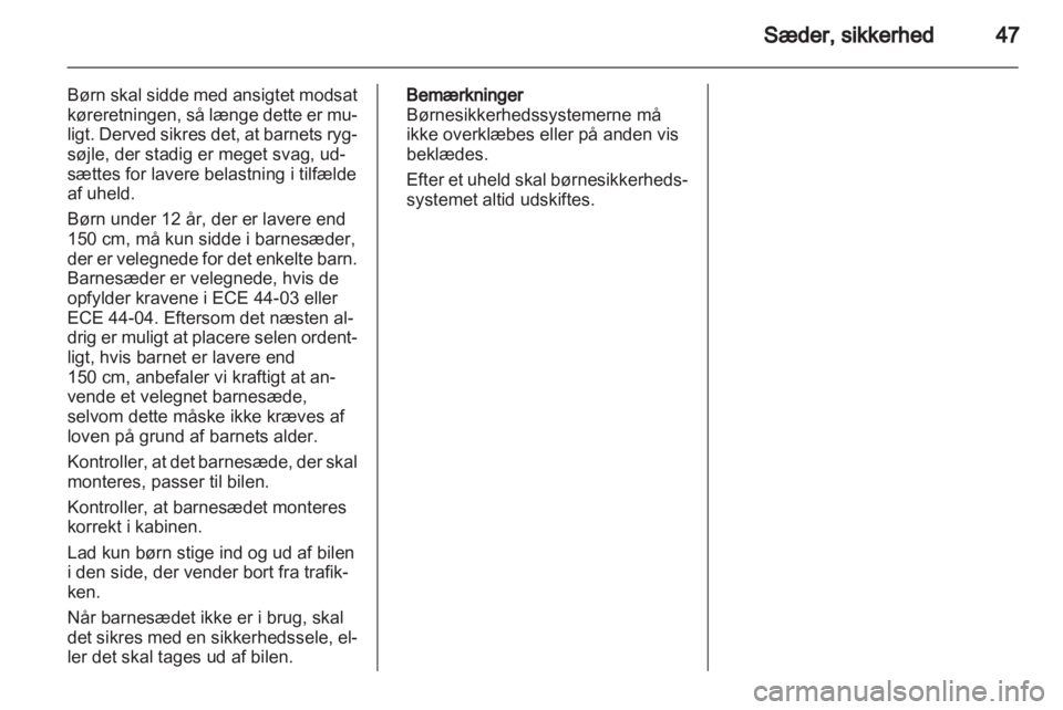 OPEL ASTRA J HB5 & ST 2012  Instruktionsbog (in Danish) 