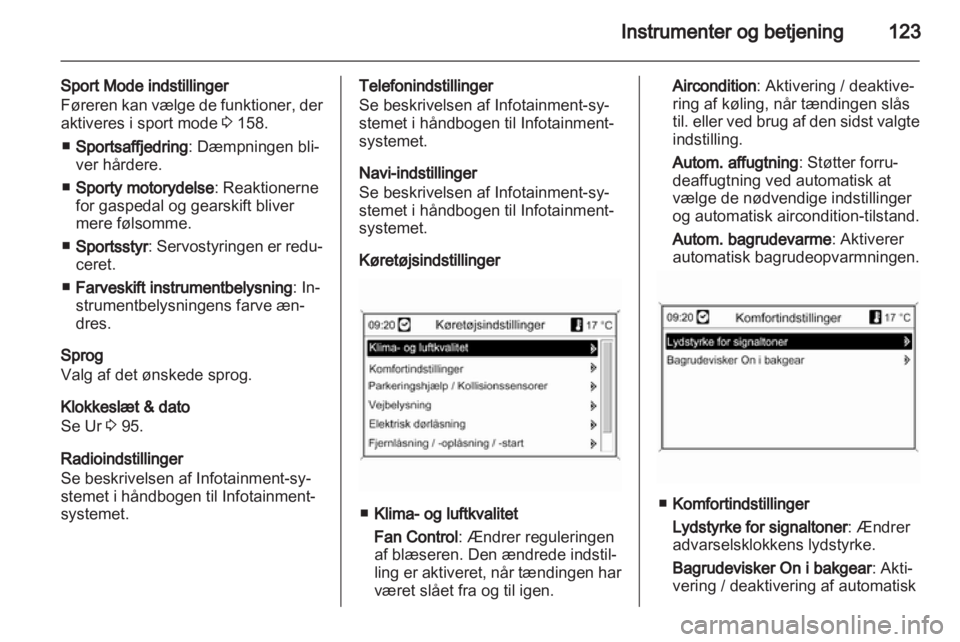 OPEL ASTRA J HB5 & ST 2012.5  Instruktionsbog (in Danish) 