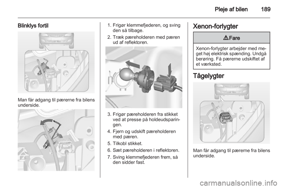 OPEL ASTRA J HB5 & ST 2012.5  Instruktionsbog (in Danish) 