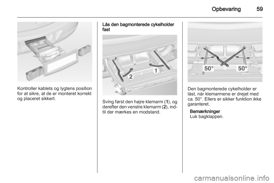 OPEL ASTRA J HB5 & ST 2012.5 Instruktionsbog (in Danish) OPEL ASTRA J HB5 & ST 2012.5 Instruktionsbog (in Danish)