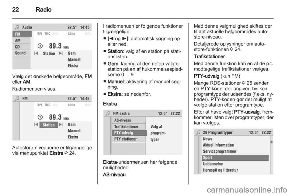 OPEL COMBO 2011.5  Instruktionsbog til Infotainment (in Danish) 