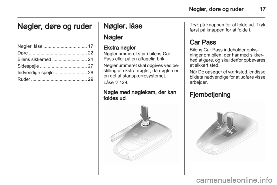 OPEL COMBO 2011.5  Instruktionsbog (in Danish) 