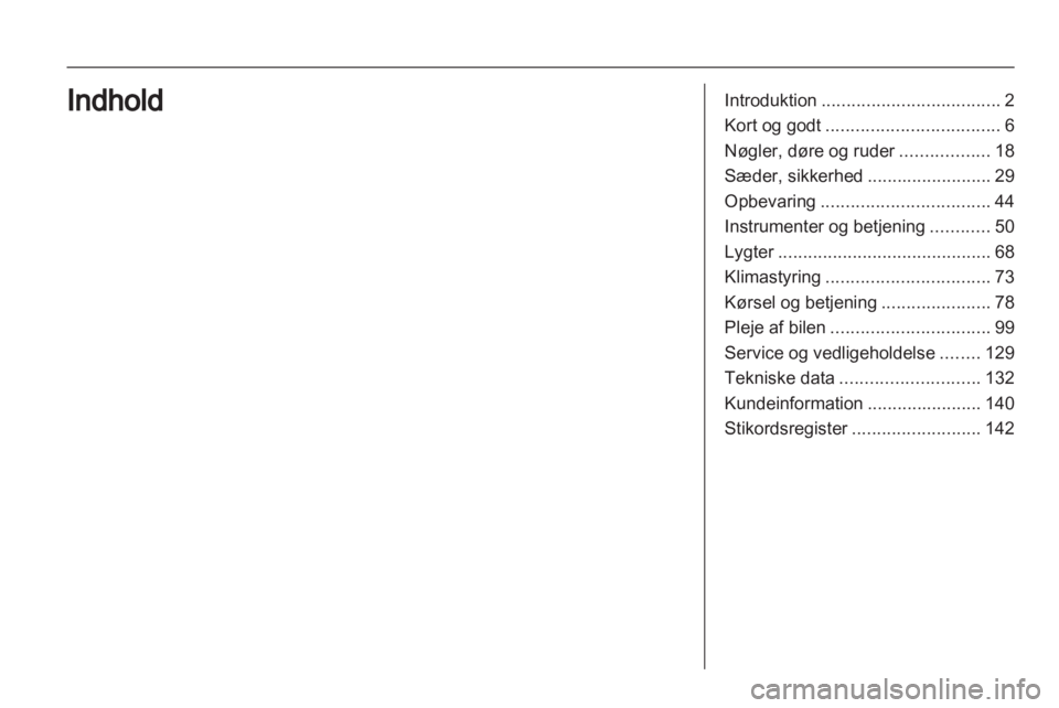 OPEL COMBO D 2012  Instruktionsbog (in Danish) 