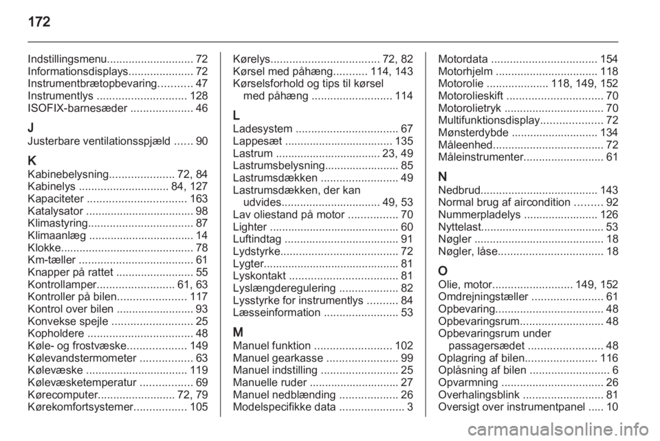 OPEL COMBO D 2013  Instruktionsbog (in Danish) 