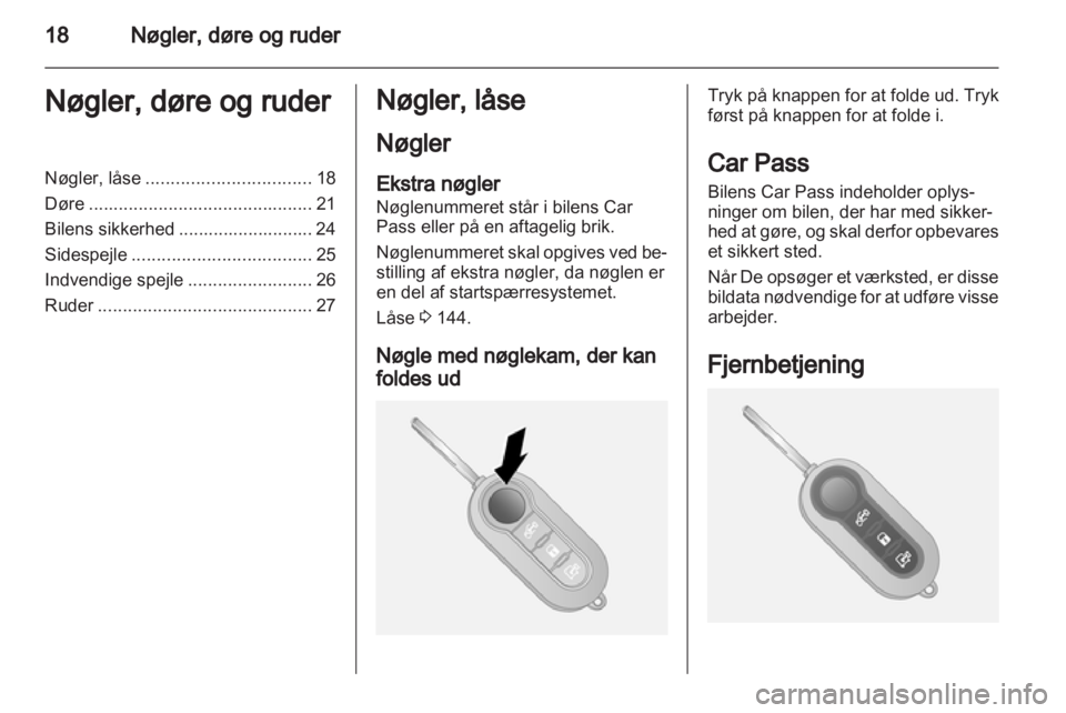 OPEL COMBO D 2013  Instruktionsbog (in Danish) 