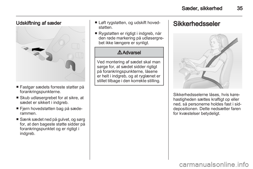 OPEL COMBO D 2013  Instruktionsbog (in Danish) 