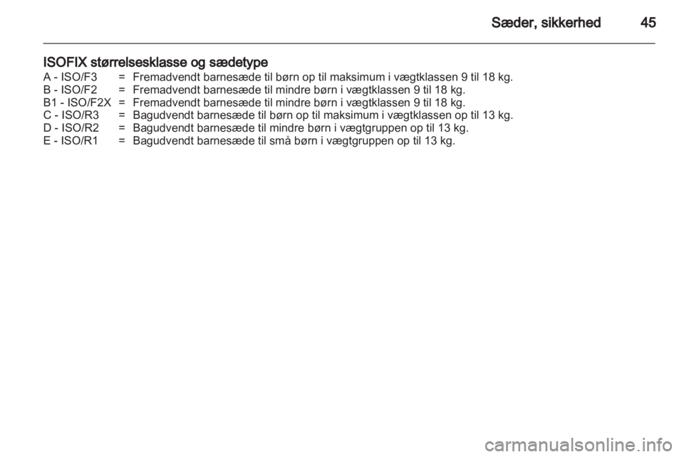 OPEL COMBO D 2013  Instruktionsbog (in Danish) 