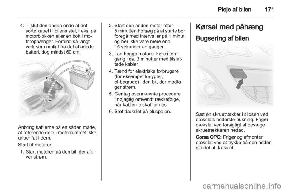 OPEL CORSA 2012  Instruktionsbog (in Danish) 