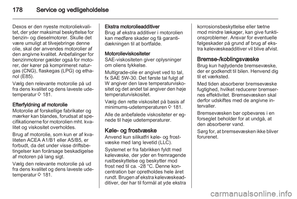 OPEL CORSA 2012  Instruktionsbog (in Danish) 
