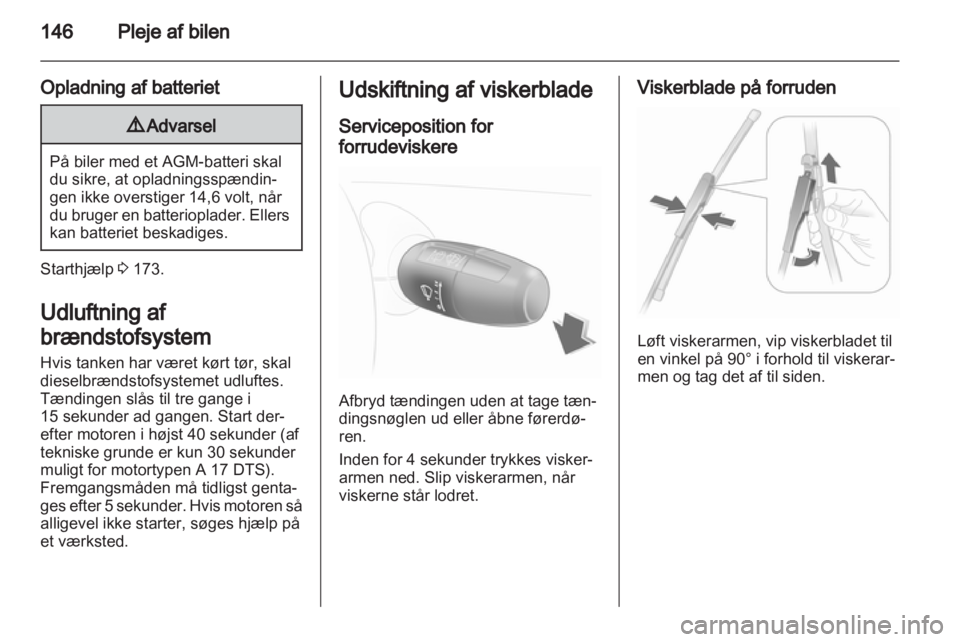 OPEL CORSA 2013  Instruktionsbog (in Danish) 