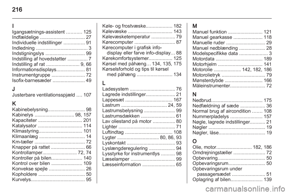 OPEL CORSA 2013  Instruktionsbog (in Danish) 