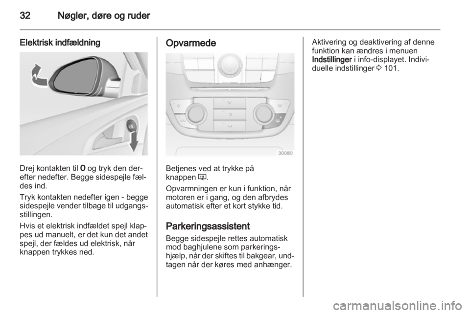 OPEL INSIGNIA 2010  Instruktionsbog (in Danish) 