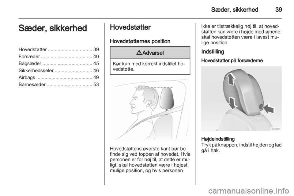 OPEL INSIGNIA 2010  Instruktionsbog (in Danish) 