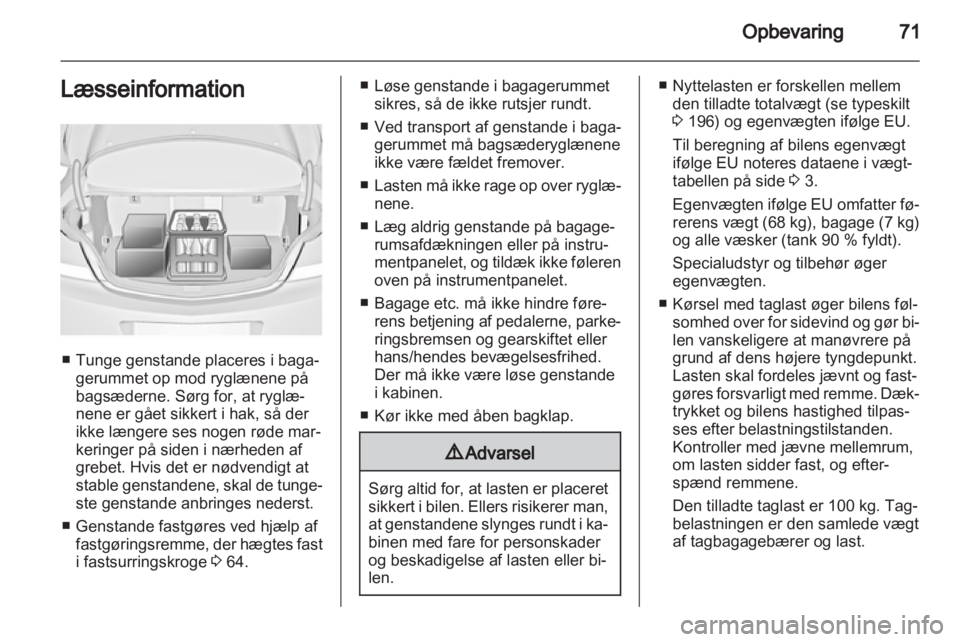 OPEL INSIGNIA 2010  Instruktionsbog (in Danish) 