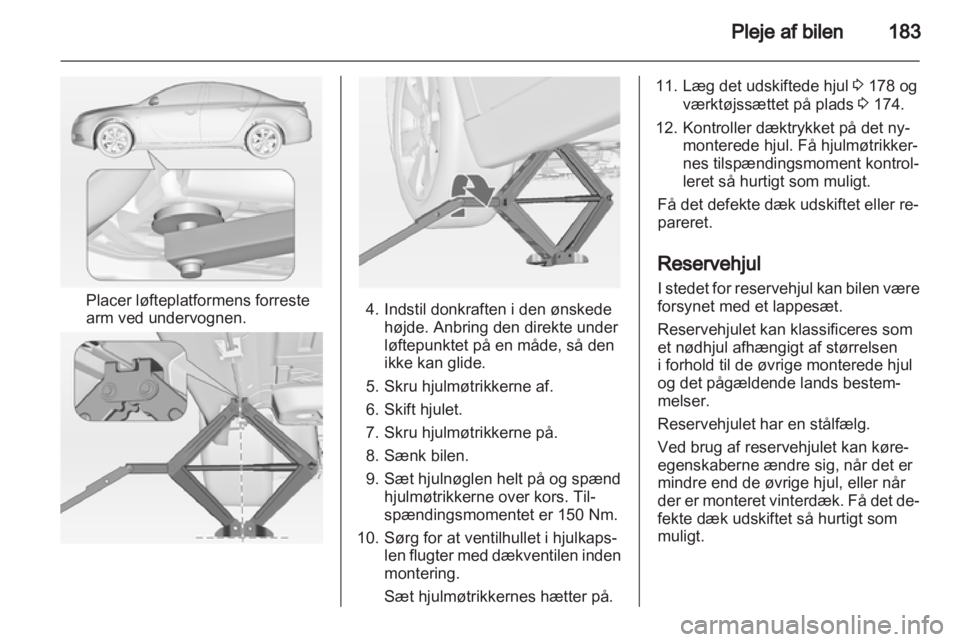 OPEL INSIGNIA 2010.5  Instruktionsbog (in Danish) 