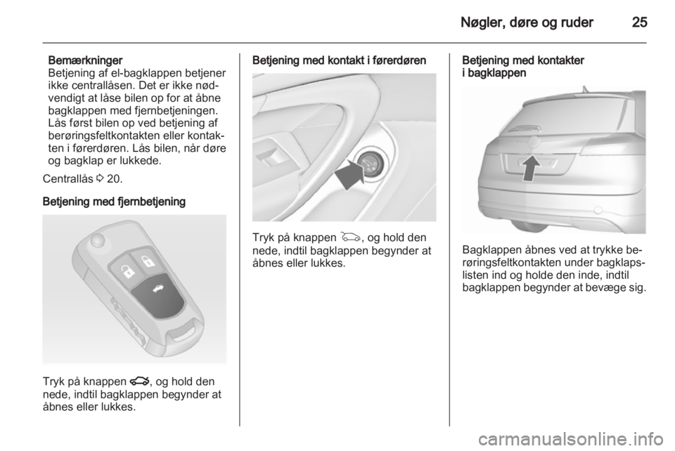 OPEL INSIGNIA 2011  Instruktionsbog (in Danish) 