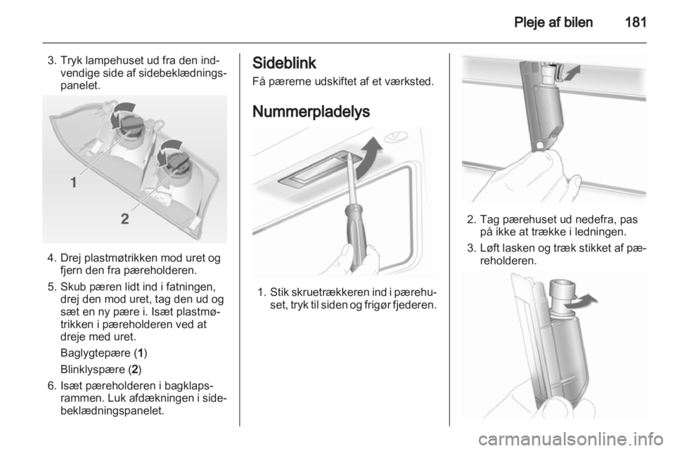 OPEL INSIGNIA 2012  Instruktionsbog (in Danish) 
