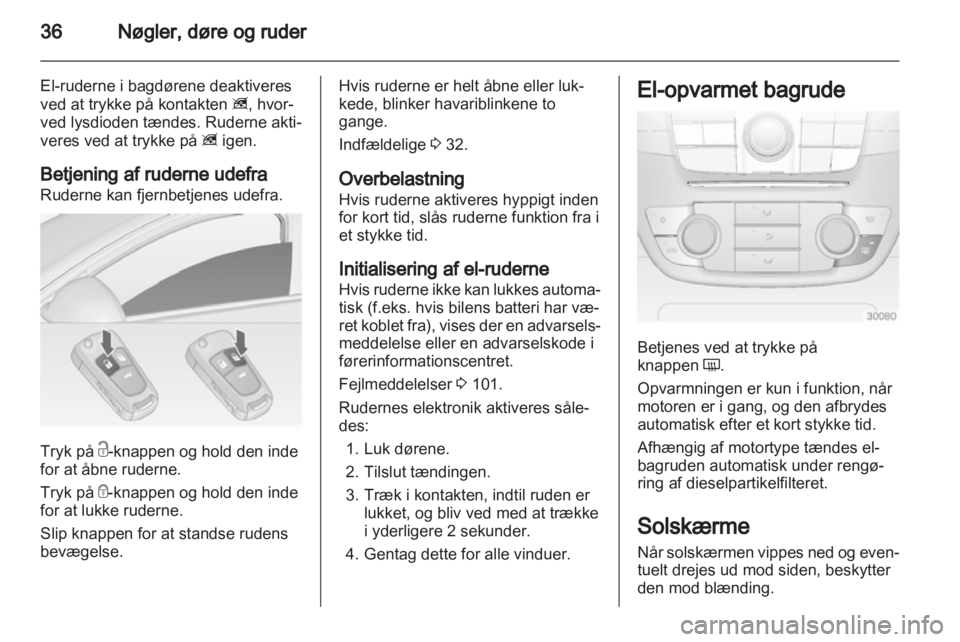 OPEL INSIGNIA 2013  Instruktionsbog (in Danish) 