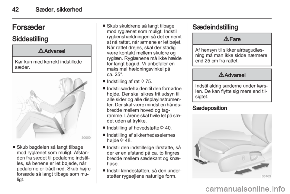 OPEL INSIGNIA 2013  Instruktionsbog (in Danish) 