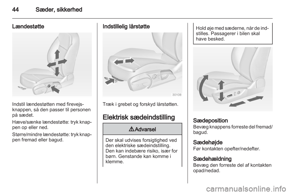 OPEL INSIGNIA 2013  Instruktionsbog (in Danish) 