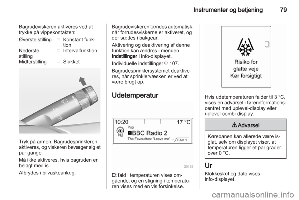 OPEL INSIGNIA 2013  Instruktionsbog (in Danish) 