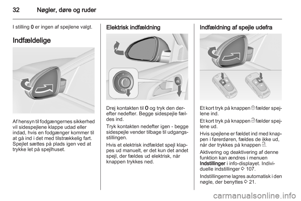 OPEL INSIGNIA 2013.5  Instruktionsbog (in Danish) 