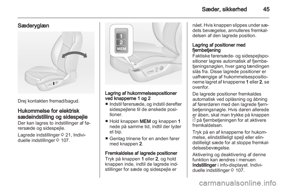 OPEL INSIGNIA 2013.5  Instruktionsbog (in Danish) 