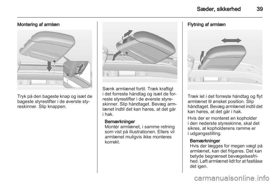 OPEL MERIVA 2011.5  Instruktionsbog (in Danish) 