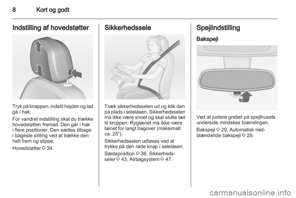 OPEL MERIVA 2011.5  Instruktionsbog (in Danish) 