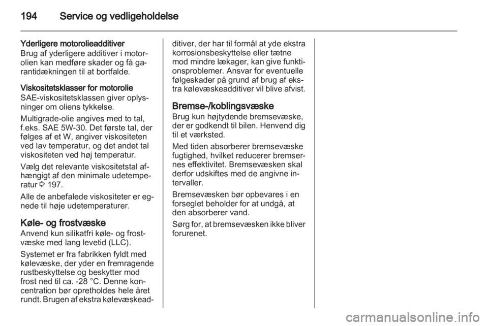 OPEL MERIVA 2012  Instruktionsbog (in Danish) 