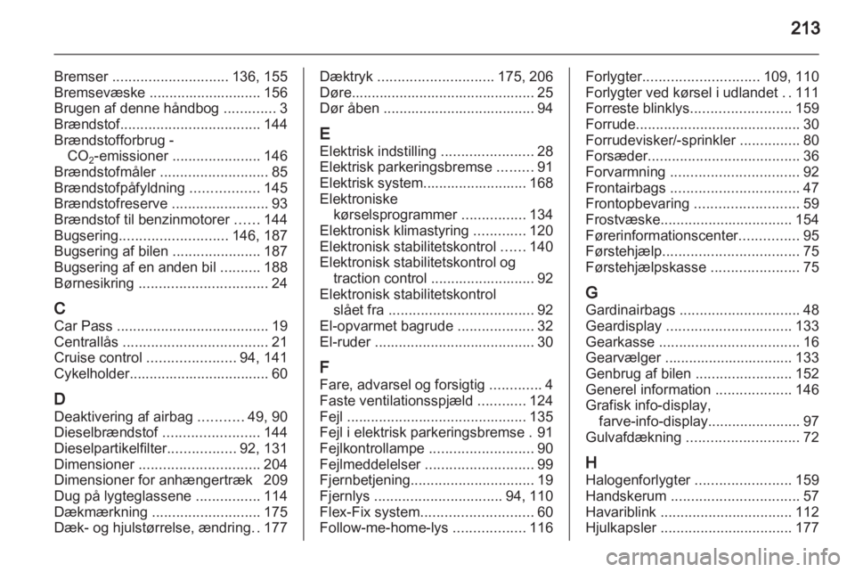 OPEL MERIVA 2012  Instruktionsbog (in Danish) 