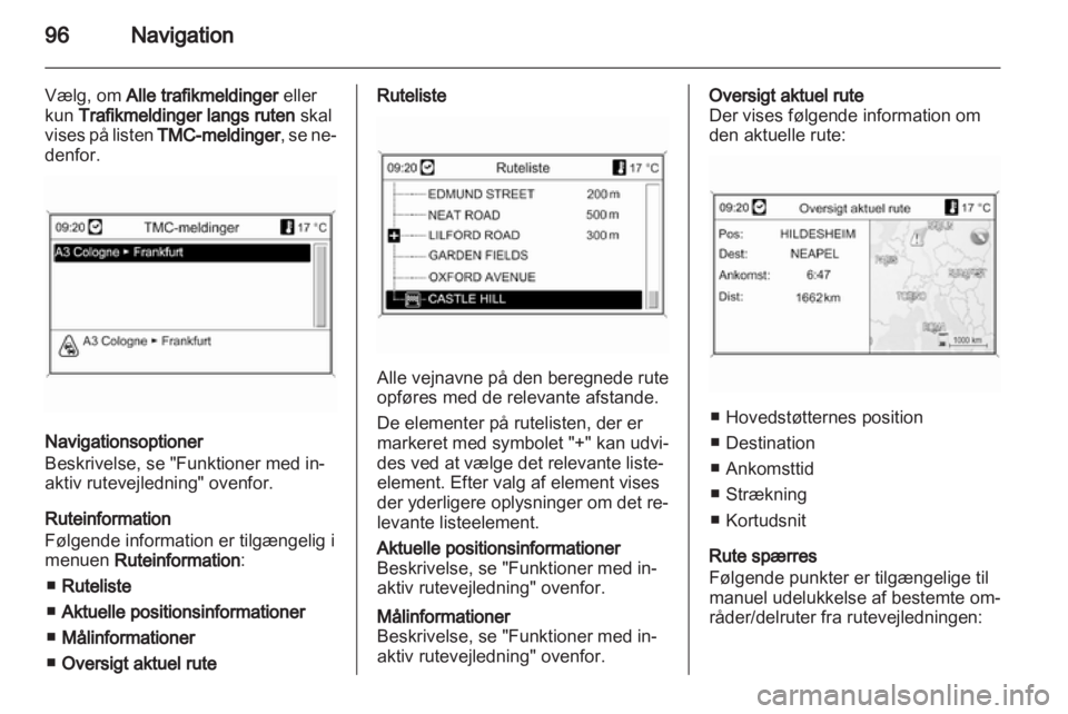 OPEL MERIVA 2013  Instruktionsbog til Infotainment (in Danish) 