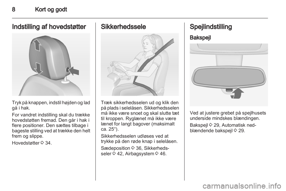 OPEL MERIVA 2013  Instruktionsbog (in Danish) 