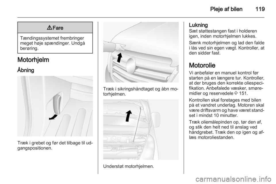 OPEL MOVANO_B 2011.5  Instruktionsbog (in Danish) 