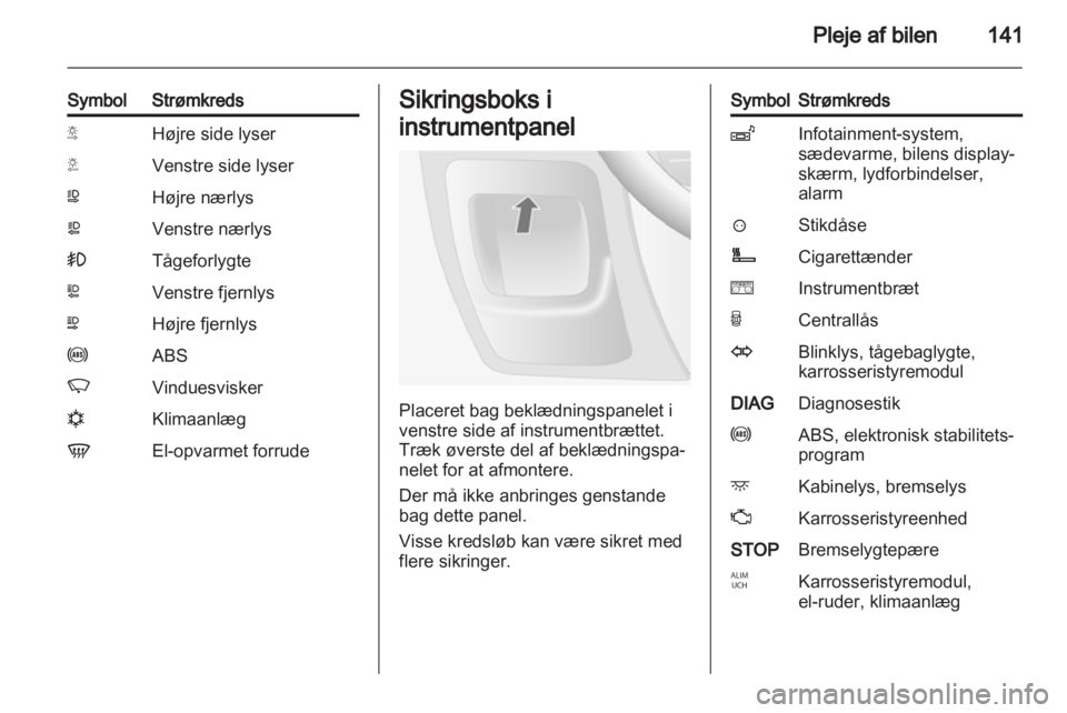 OPEL MOVANO_B 2013.5  Instruktionsbog (in Danish) 