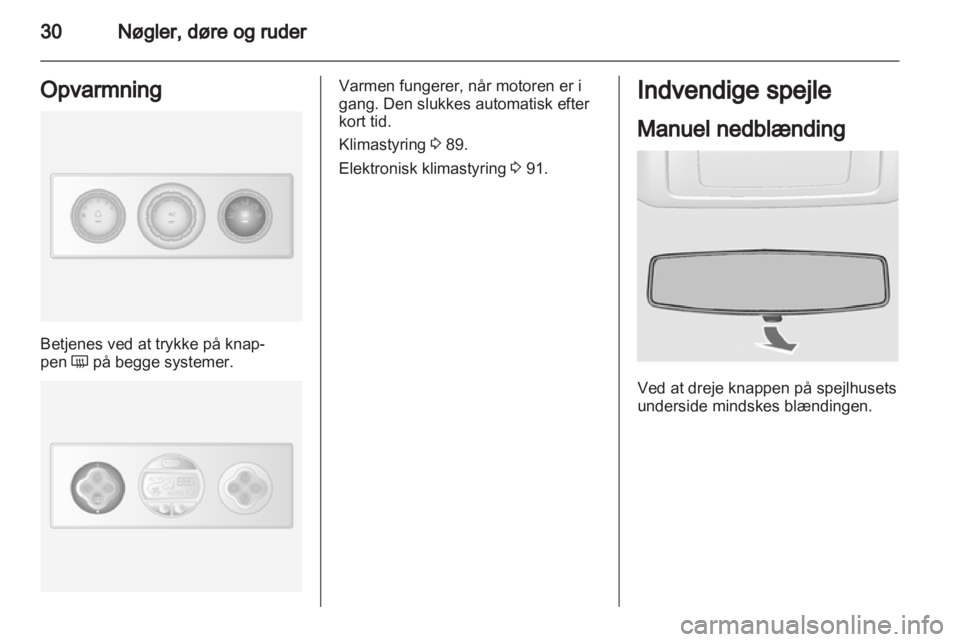 OPEL MOVANO_B 2013.5  Instruktionsbog (in Danish) 