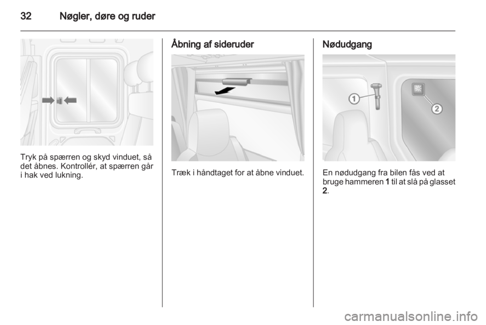 OPEL MOVANO_B 2013.5 Instruktionsbog (in Danish) OPEL MOVANO_B 2013.5 Instruktionsbog (in Danish)