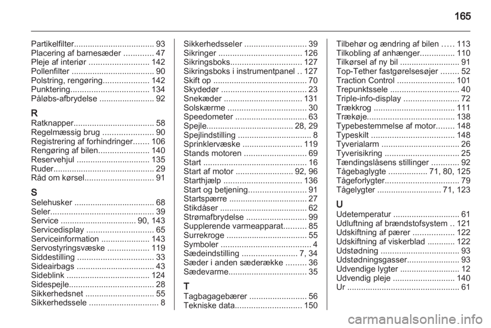 OPEL VIVARO 2012  Instruktionsbog (in Danish) 